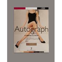 autograph 7 denier cool comfort slimming illusion sheer tights