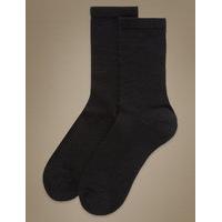 autograph 2 pair pack cashmere blend ankle high socks