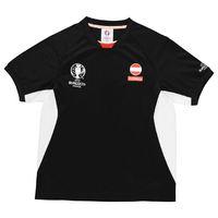 austria uefa euro 2016 poly training tee black kids