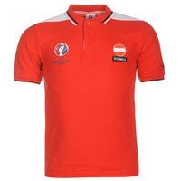 Austria UEFA Euro 2016 Polo Shirt (Red)
