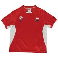 austria uefa euro 2016 poly training tee red kids