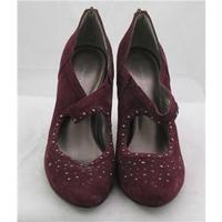 Autograph, size 7 wine Mary Jane style shoes
