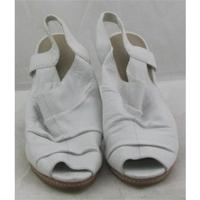 autograph size 55 white sling backs