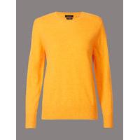 Autograph Pure Cashmere Ribbed Round Neck Jumper