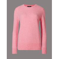 Autograph Pure Cashmere Ribbed Round Neck Jumper