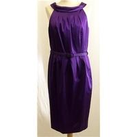 austin reed size 14 purple knee length dress