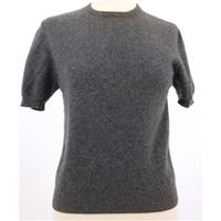 Autumn Cashmere Size 8 High Quality Soft and Luxurious Pure Cashmere Short Sleeved Jumper