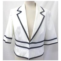 Autograph (M&S) - Size: 14 - White - Smart jacket / coat