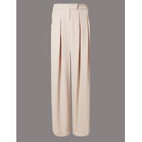 Autograph Pleated Ultra-Wide Leg Trousers