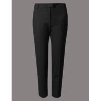 Autograph PETITE Wool Blend Tapered Leg Trousers