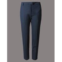 Autograph PETITE Wool Blend Tapered Leg Trousers