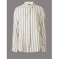 Autograph Striped Long Sleeve Shirt