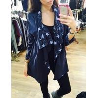 audrey star waterfall cardigan