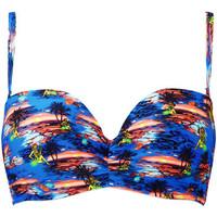 Audelle Multicolor Bandeau Swimsuit Hawaii women\'s Mix & match swimwear in Multicolour