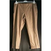 AUTOGRAPH, BNWT, Brown formal Trousers with Gold Glitter Detail, UK size 14