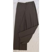 autograph ms size 12 long brown smart trousers