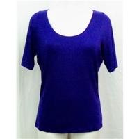 Autograph purple knit top Size 14