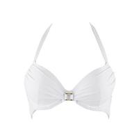 Aubade Swimwear White Plunge Balconette Swimsuit Cocktail Glam