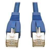 Augmented Cat6 (cat6a) Shielded (stp) Snagless 10g Certified Patch Cable (rj45 M/m) - Blue 1-ft.