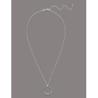 Autograph Sterling Silver Smooth Flat Hoop Necklace