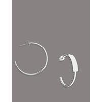 Autograph Fine Hoop Earrings