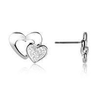 August Woods Frosted Hearts Studs