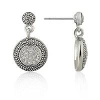 August Woods Society Small Pave Drop Earrings