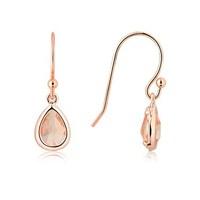 august woods rose gold november earrings