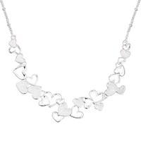 August Woods Frosted Hearts Necklace