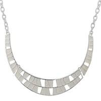 August Woods Frosted Geometric Collar Necklace