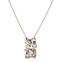 August Woods Rose Gold Abstract Necklace