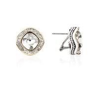 August Woods Society Square Crystal Studs