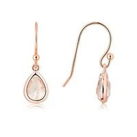 August Woods Rose Gold April Earrings