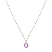 August Woods Rose Gold February Necklace