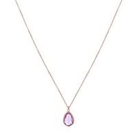 august woods rose gold february necklace