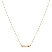 August Woods Rose Gold Bar Necklace