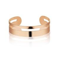 August Woods Rose Gold Cut Out Bangle
