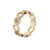 August Woods Rose Gold CZ Open Circles Ring