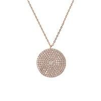 August Woods Rose Gold Full Circle Necklace