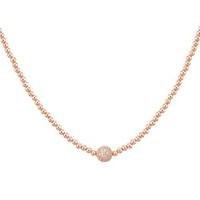 August Woods Elegant Embellishments Rose Gold Necklace