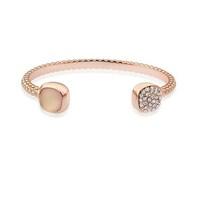 august woods blushed rose antique bangle