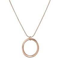 August Woods Rose Gold Open Circle Necklace