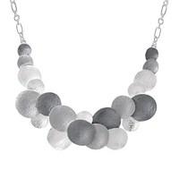 August Woods Midnight Metallics Silver Necklace