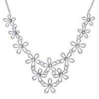August Woods Silver Flower Necklace