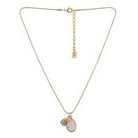 August Woods Pink & Gold Charm Necklace