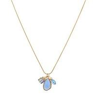 August Woods Blue & Gold Charm Necklace