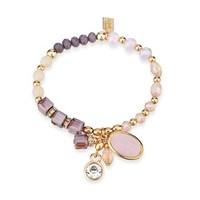 August Woods Blush Pink Crystal Bracelet
