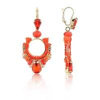 August Woods Red & Gold Earrings