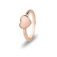 August Woods Rose Gold Petite Heart Ring