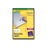 Avery Removable Laser Labels- Pack of 25